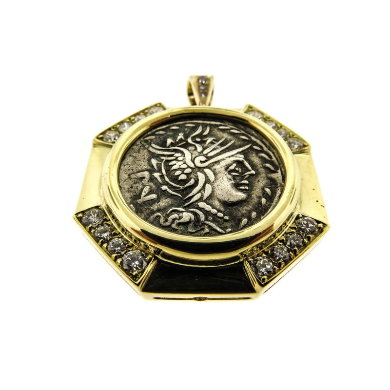 Estate Jewelry Estate Jewelry - 101 BC Ancient Roman Coin Pendant | Manfredi Jewels