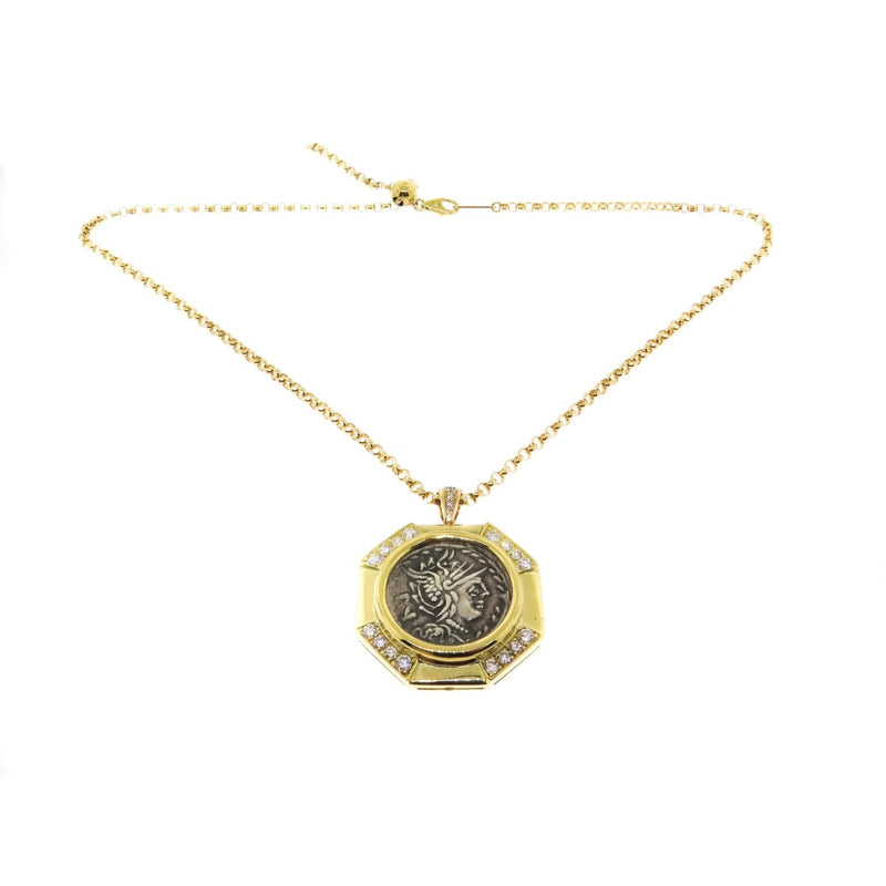 Estate Jewelry Estate Jewelry - 101 BC Ancient Roman Coin Pendant | Manfredi Jewels