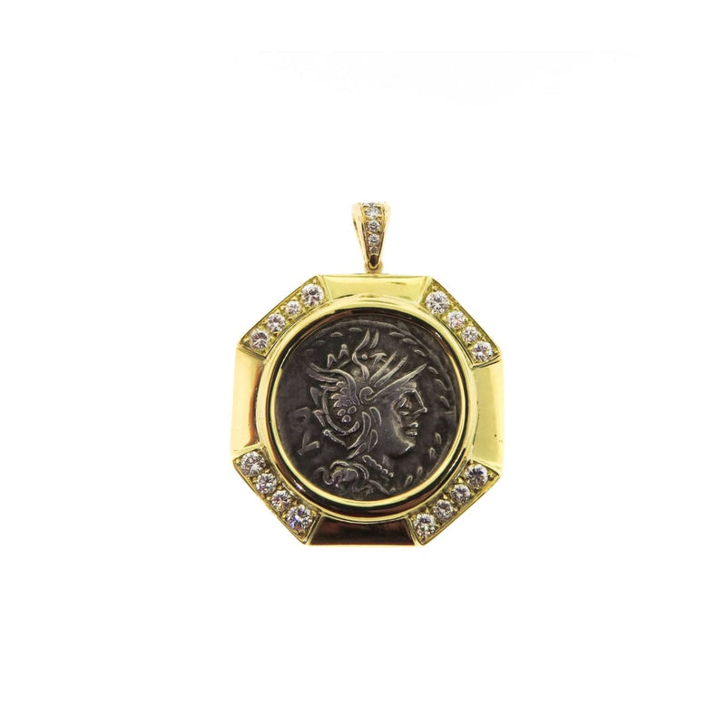 Estate Jewelry Estate Jewelry - 101 BC Ancient Roman Coin Pendant | Manfredi Jewels