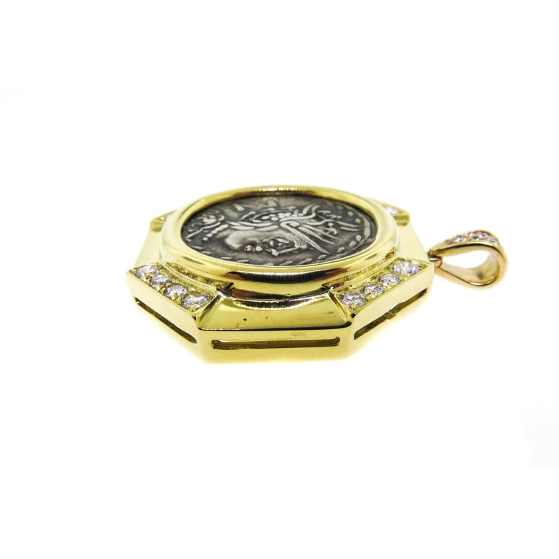 Estate Jewelry Estate Jewelry - 101 BC Ancient Roman Coin Pendant | Manfredi Jewels