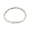 Estate Jewelry - 14K White Gold Diamond Bracelet | Manfredi Jewels