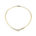 Estate Jewelry Estate Jewelry - 14K Yellow Gold Diamond Necklace | Manfredi Jewels