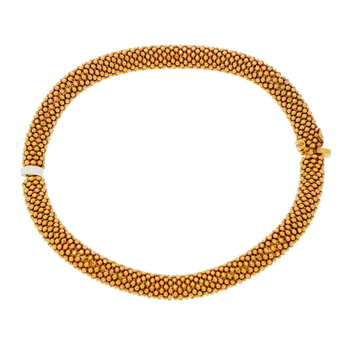 Estate Jewelry - 18k Rose Gold Vezzaro Classic Bangle Bracelet | Manfredi Jewels