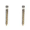 Estate Jewelry - 18K Triple Stand Yellow Diamond Earrings | Manfredi Jewels