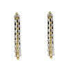 Estate Jewelry - 18K Triple Stand Yellow Diamond Earrings | Manfredi Jewels