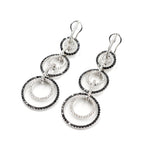 Estate Jewelry Estate Jewelry - 18K White Gold Art Deco Drop Earrings | Manfredi Jewels