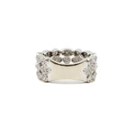 Estate Jewelry Estate Jewelry - 18K White Gold Diamond Flex Ring | Manfredi Jewels