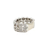Estate Jewelry Estate Jewelry - 18K White Gold Diamond Flex Ring | Manfredi Jewels