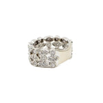 Estate Jewelry Estate Jewelry - 18K White Gold Diamond Flex Ring | Manfredi Jewels