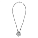 Estate Jewelry - 18k White Gold Diamond Talisman Pendant | Manfredi Jewels
