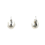 Estate Jewelry - 18K White Gold Pearl and Diamond Earrings | Manfredi Jewels