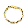 Estate Jewelry - 18K Yellow Gold Diamond Flower Bracelet | Manfredi Jewels