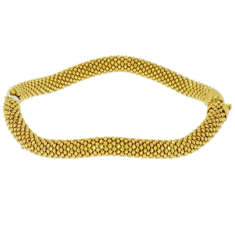 18K Yellow Gold Vezzaro Classic Bangle Bracelet