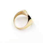 Estate Jewelry - 18K Yellow Gold Vintage Signet Ring | Manfredi Jewels