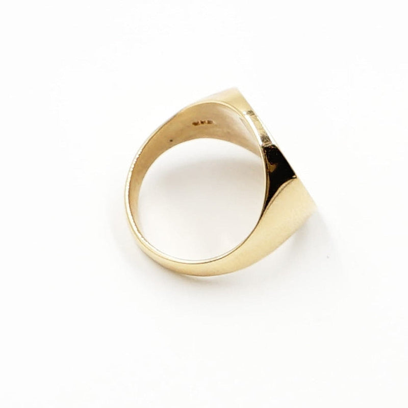 Estate Jewelry 18k Yellow Gold Vintage Signet Ring Estate