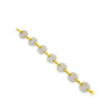 Estate Jewelry - 18K Yellow & White Gold Diamond Pave Bracelet | Manfredi Jewels