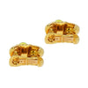 Estate Jewelry - Bvlgari Cabochon Tourmaline Yellow Gold Earrings | Manfredi Jewels