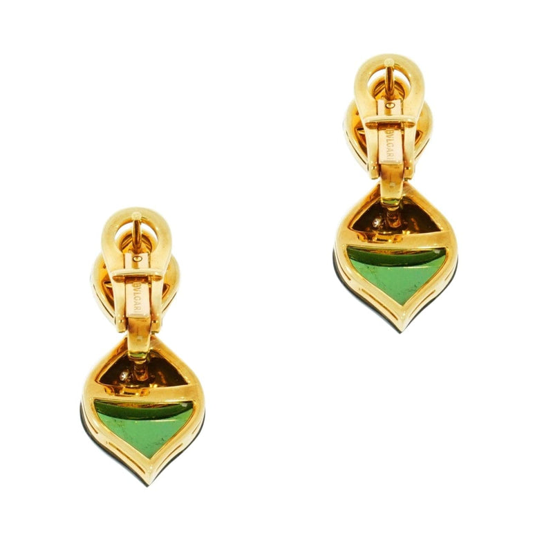 Estate Jewelry - Bvlgari Naturalia Fish Yellow Gold Drop Earrings | Manfredi Jewels
