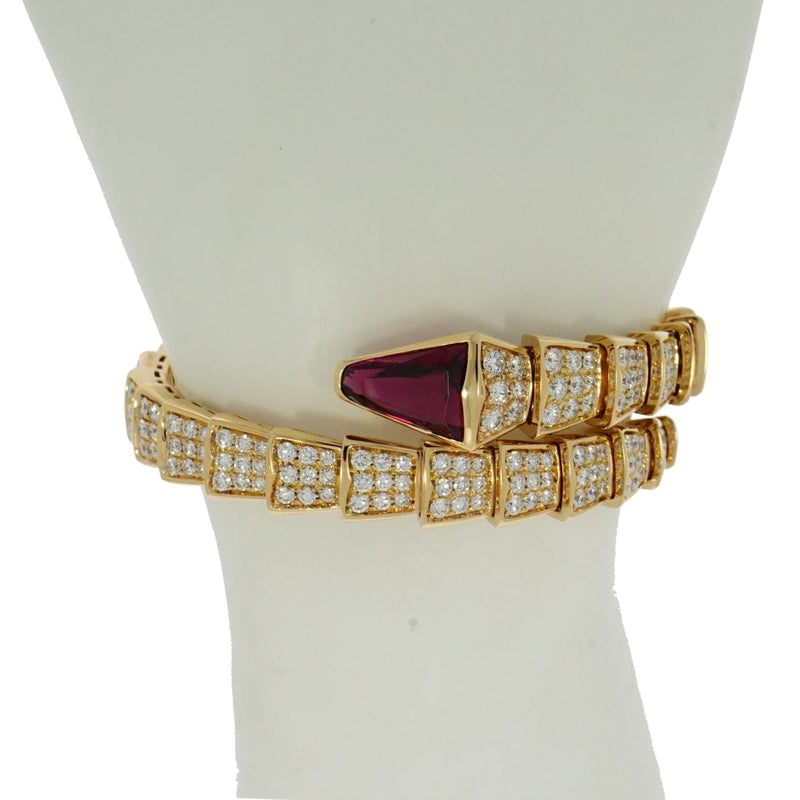 Estate Jewelry - Bvlgari Serpenti Rose Gold Diamond Bracelet | Manfredi Jewels
