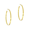 Estate Jewelry - Caroline Ellen 20K Yellow Gold Hoops | Manfredi Jewels