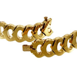 Estate Jewelry - Cartier ’C’ Yellow Gold Link Chocker Necklace | Manfredi Jewels