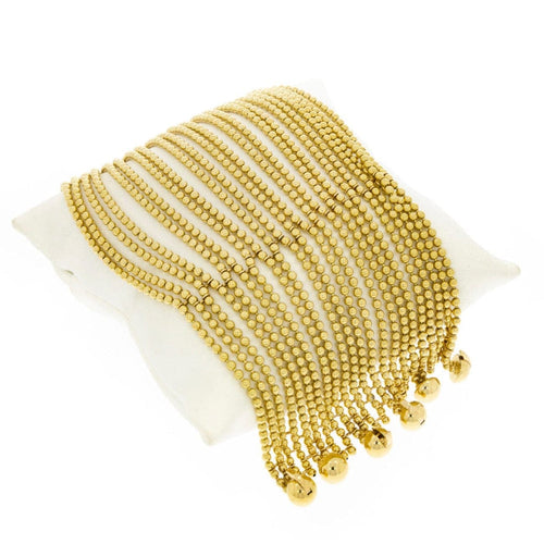 Estate Jewelry - Cartier Draperie Yellow Gold Bracelet | Manfredi Jewels