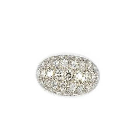 Cartier Myst White Gold Diamond Pave Ring