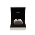 Estate Jewelry - Chanel Black Camelia White Gold Bracelet | Manfredi Jewels