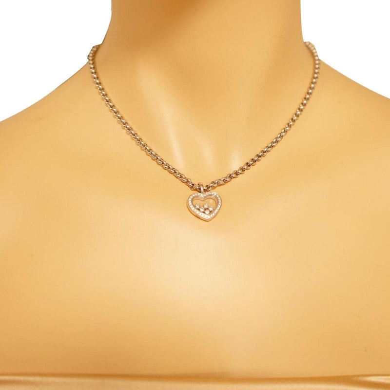 Estate Jewelry - Chopard Happy Diamond White Gold Pendant | Manfredi Jewels