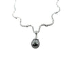 Estate Jewelry Estate Jewelry - Cultured Tahitian Pearl & Diamond Necklace | Manfredi Jewels