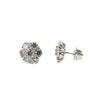 Estate Jewelry Estate Jewelry - Diamond Cluster White Gold Stud Earrings | Manfredi Jewels
