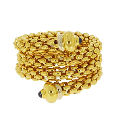 Fope Yellow Gold Coil Bracelet
