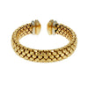 Estate Jewelry - Fope Yellow Gold Open Cuff Bracelet | Manfredi Jewels