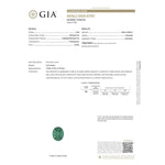 Estate Jewelry Estate Jewelry - GIA Certified Oval Emerald Vintage White Gold Ring | Manfredi Jewels