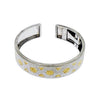 Estate Jewelry - Gianmaria Buccellati Sterling Silver & Yellow Gold Open Cuff Bracelet | Manfredi Jewels