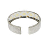 Estate Jewelry - Gianmaria Buccellati Sterling Silver & Yellow Gold Open Cuff Bracelet | Manfredi Jewels