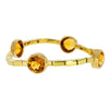 Estate Jewelry - Manfredi Round Citrine Yellow Gold Bracelet | Jewels