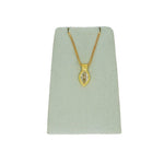 Estate Jewelry - Marquise shaped Diamond Yellow Gold Pendant | Manfredi Jewels