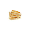 Estate Jewelry - Mattioli Tibet Rose Gold Diamond Ring | Manfredi Jewels