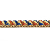 Estate Jewelry Estate Jewelry - Orange & Blue Enameled Bracelet | Manfredi Jewels