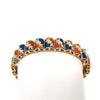 Estate Jewelry Estate Jewelry - Orange & Blue Enameled Bracelet | Manfredi Jewels