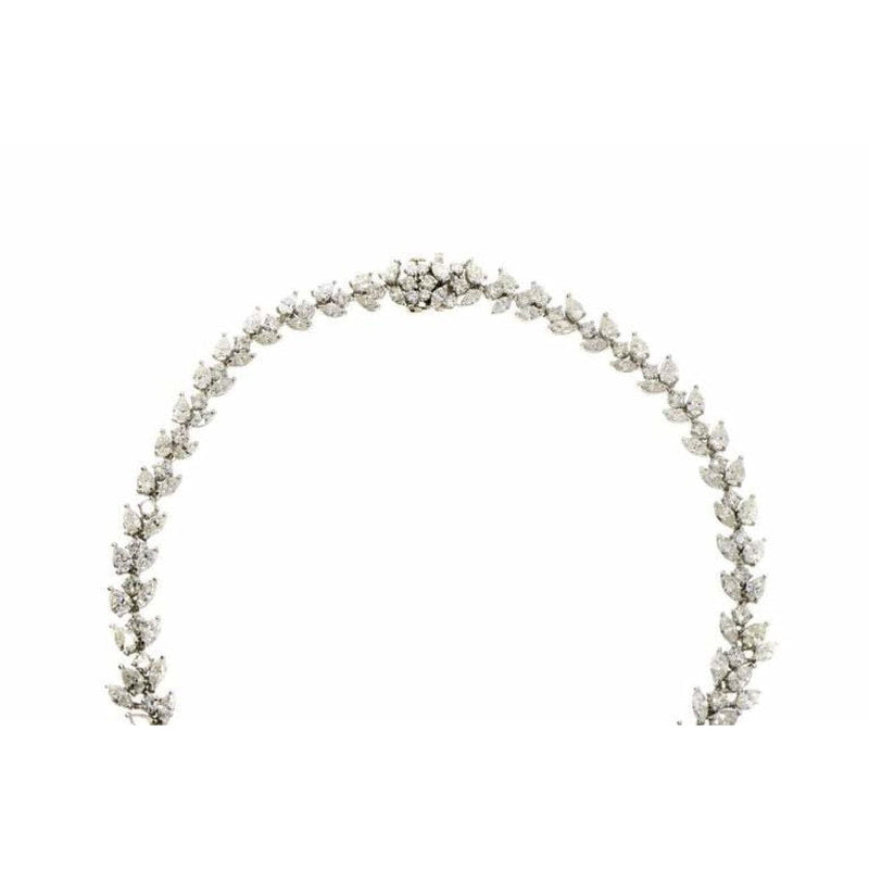 Estate Jewelry - Platinum 54.84 Carat Diamond Necklace | Manfredi Jewels