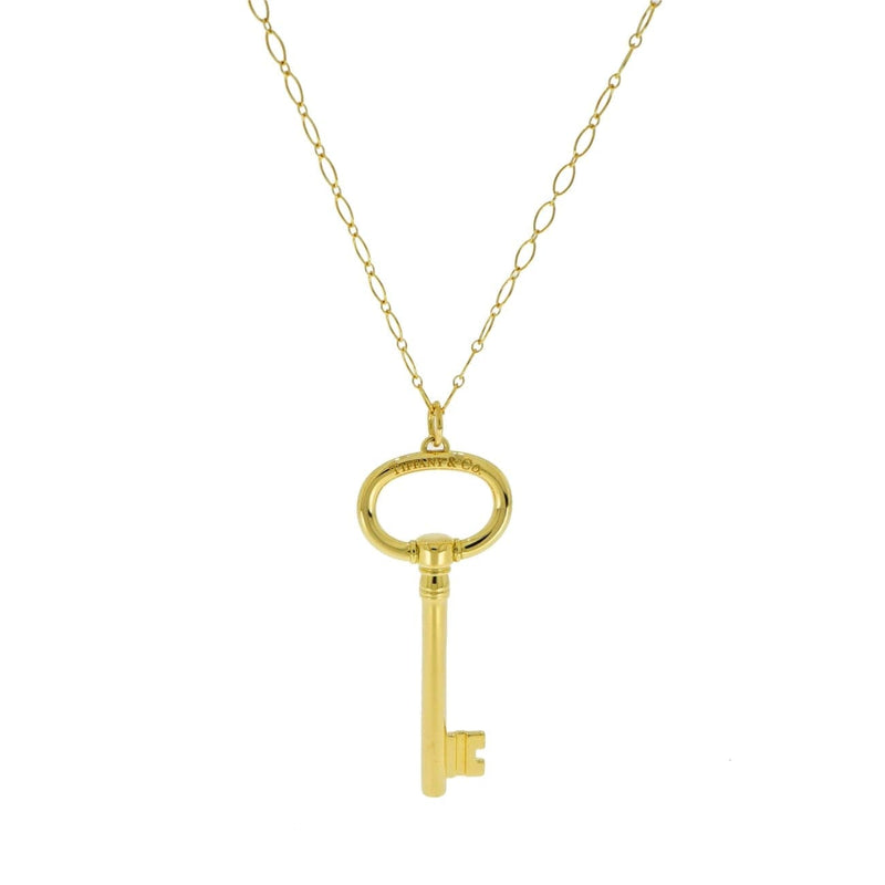 Estate Jewelry Estate Jewelry - Tiffany & Co. Yellow Gold Key Pendant | Manfredi Jewels