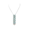 Estate Jewelry Estate Jewelry - Turquoise & Diamond White Gold Necklace | Manfredi Jewels