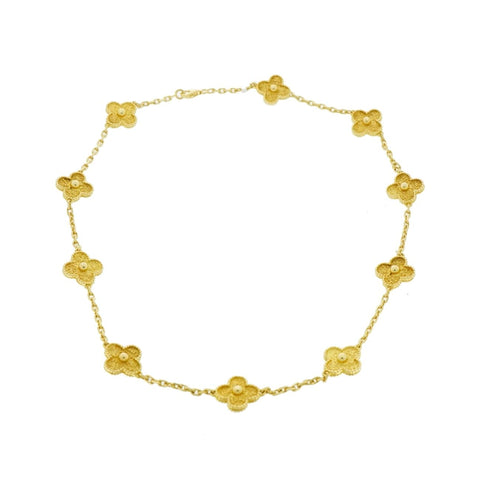 Van Cleef & Arpels Alhambra Yellow Gold Necklace