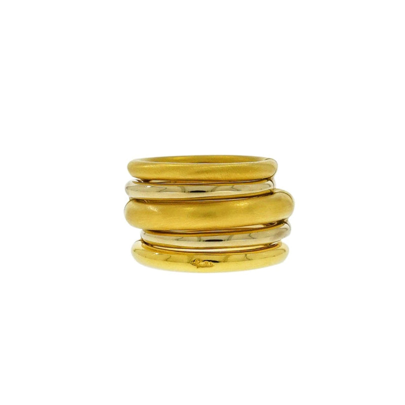 Estate Jewelry Estate Jewelry - Yellow Gold Hinged Folding Pomellato Ring | Manfredi Jewels