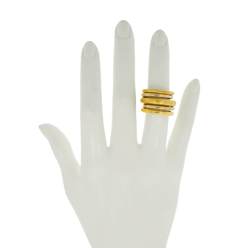 Estate Jewelry Estate Jewelry - Yellow Gold Hinged Folding Pomellato Ring | Manfredi Jewels