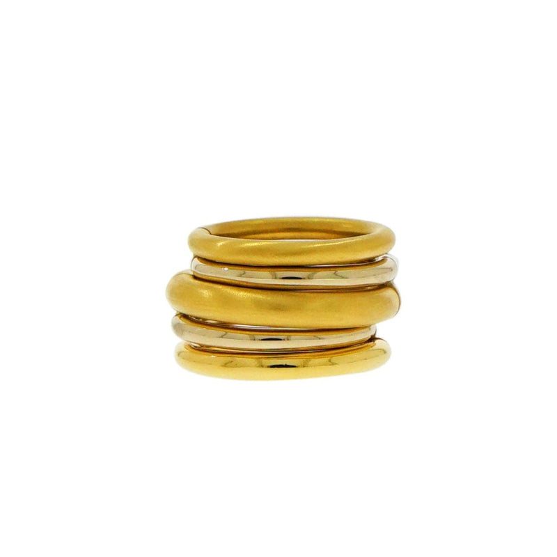 Estate Jewelry Estate Jewelry - Yellow Gold Hinged Folding Pomellato Ring | Manfredi Jewels