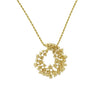 Estate Jewelry Estate Jewelry - Yellow Gold Swirl Diamond Pendant | Manfredi Jewels