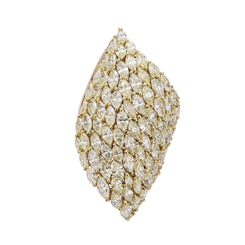 Etho Maria Jewelry - Marquis yellow diamond ring | Manfredi Jewels
